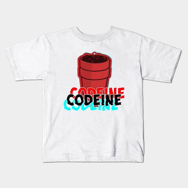 Codeine Kids T-Shirt by arosme